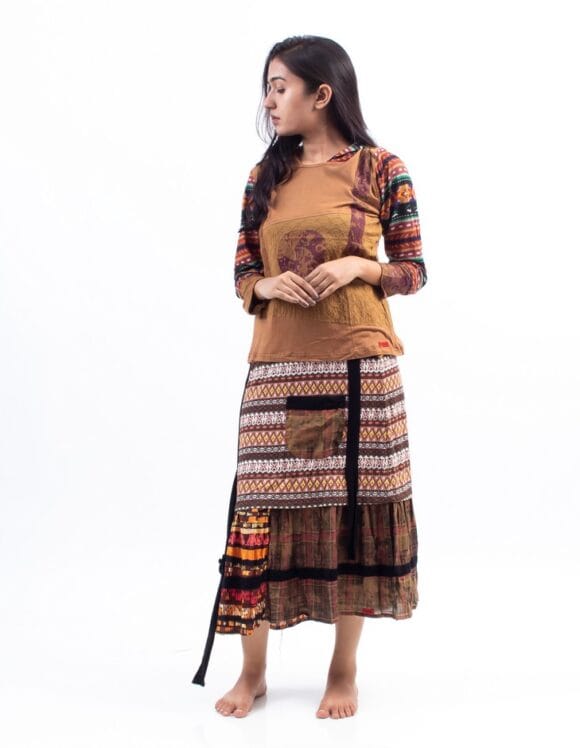 Tushar Handworks - Bohemian closet - AW2020 - Hoody dress (1)