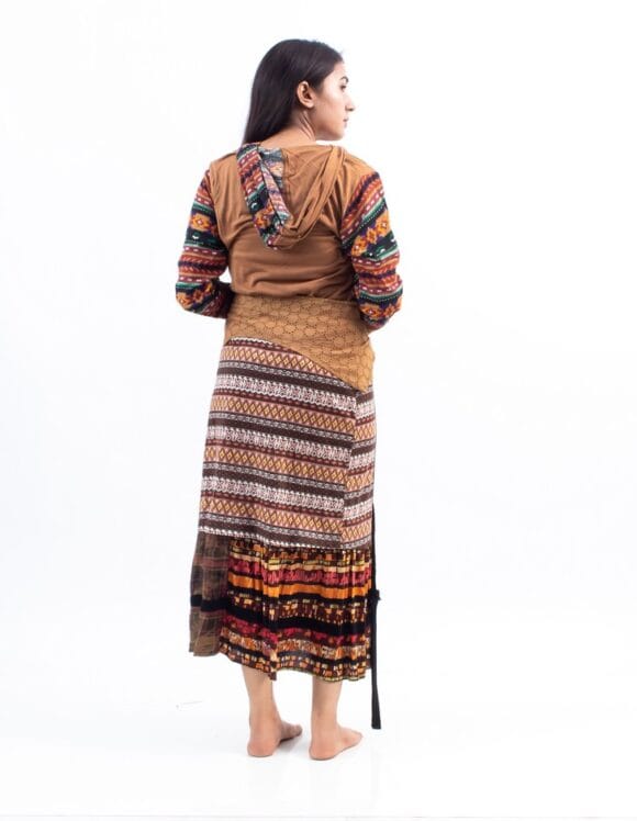 Tushar Handworks - Bohemian closet - AW2020 - Hoody dress (5)